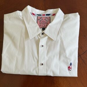 Thomas Pink White Button Up Shirt XXL Special Edition